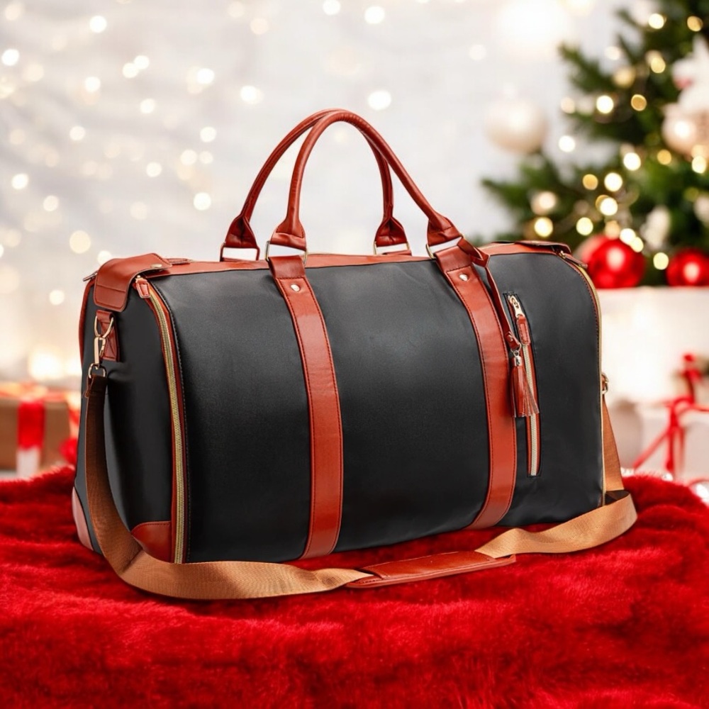 Stylish Black and Brown Bag